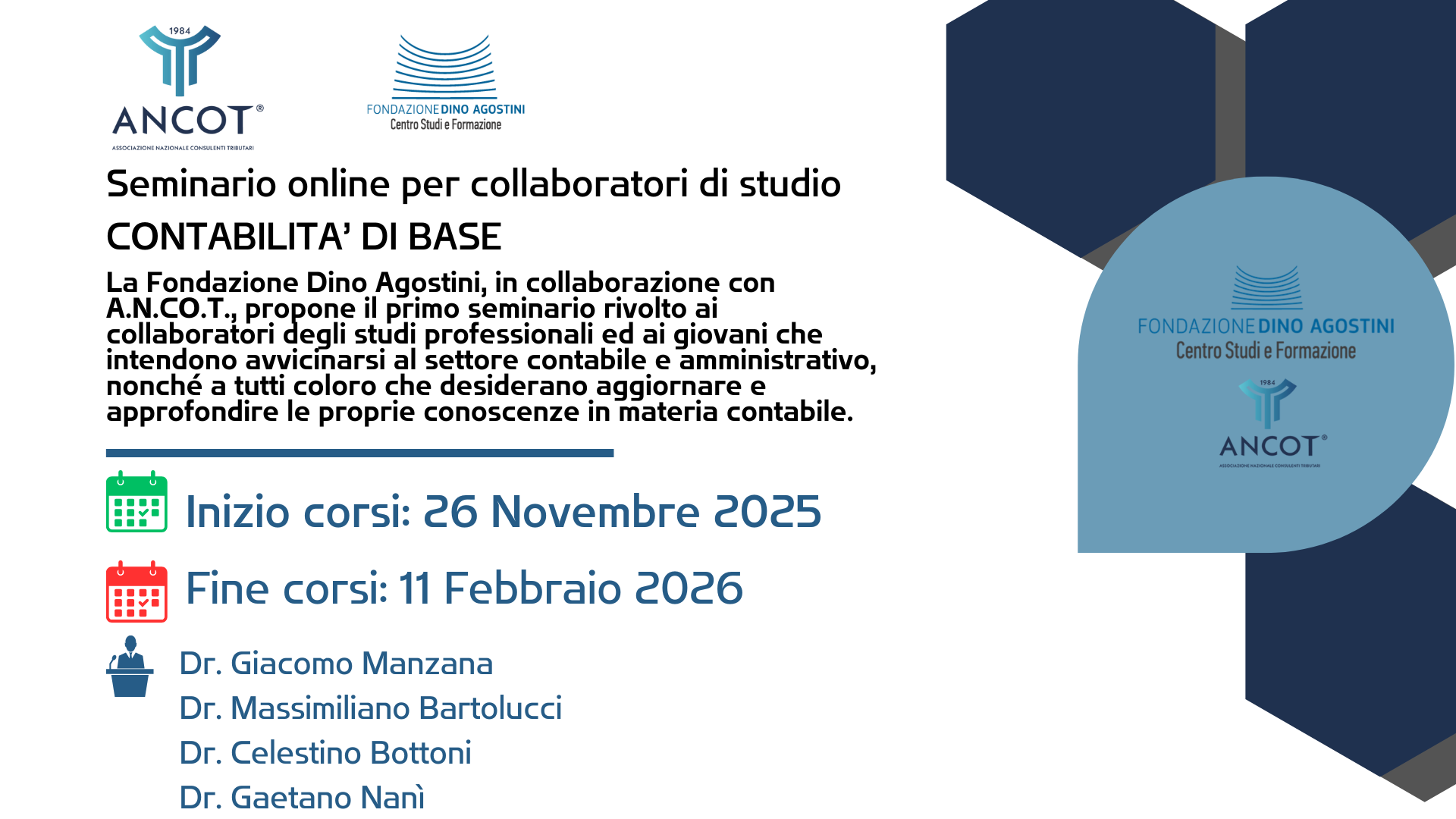 SEMINARIO ONLINE PER COLLABORATORI DI STUDIO