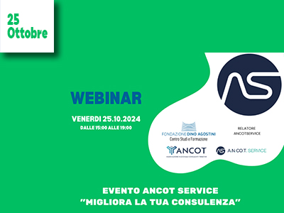 Venerdì, 25 Ottobre 2024 Webinar